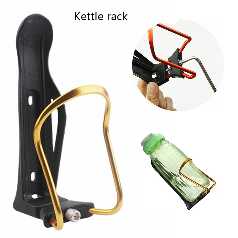 MTB Aluminum Alloy Bicycle Kettle Holder Bottle Cage Adjustable Road Bike Mounted Water Clips For Bmx Ciclismo | Спорт и развлечения
