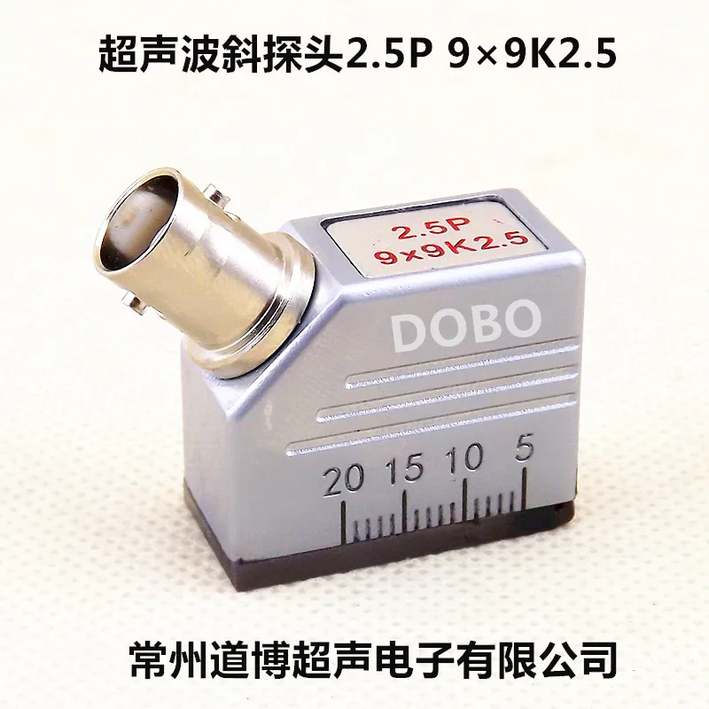 

Ultrasonic Oblique Probe 2.5P9 X 9K2.5 Universal Flaw Detector Probe UT Metal Flaw Detection Transducer