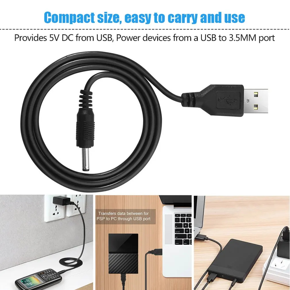 USB кабели 2 0 типа А папа к 3 5 мм разъем питания постоянного тока стерео электронное