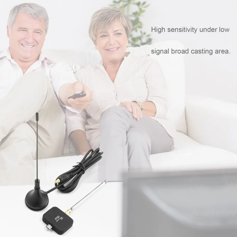 HD Micro USB цифровой ТВ-приемник тюнер ТВ-палка для Android OS Phone Pad Tablet USB ТВ-тюнер автоматический поиск поддержка 720P