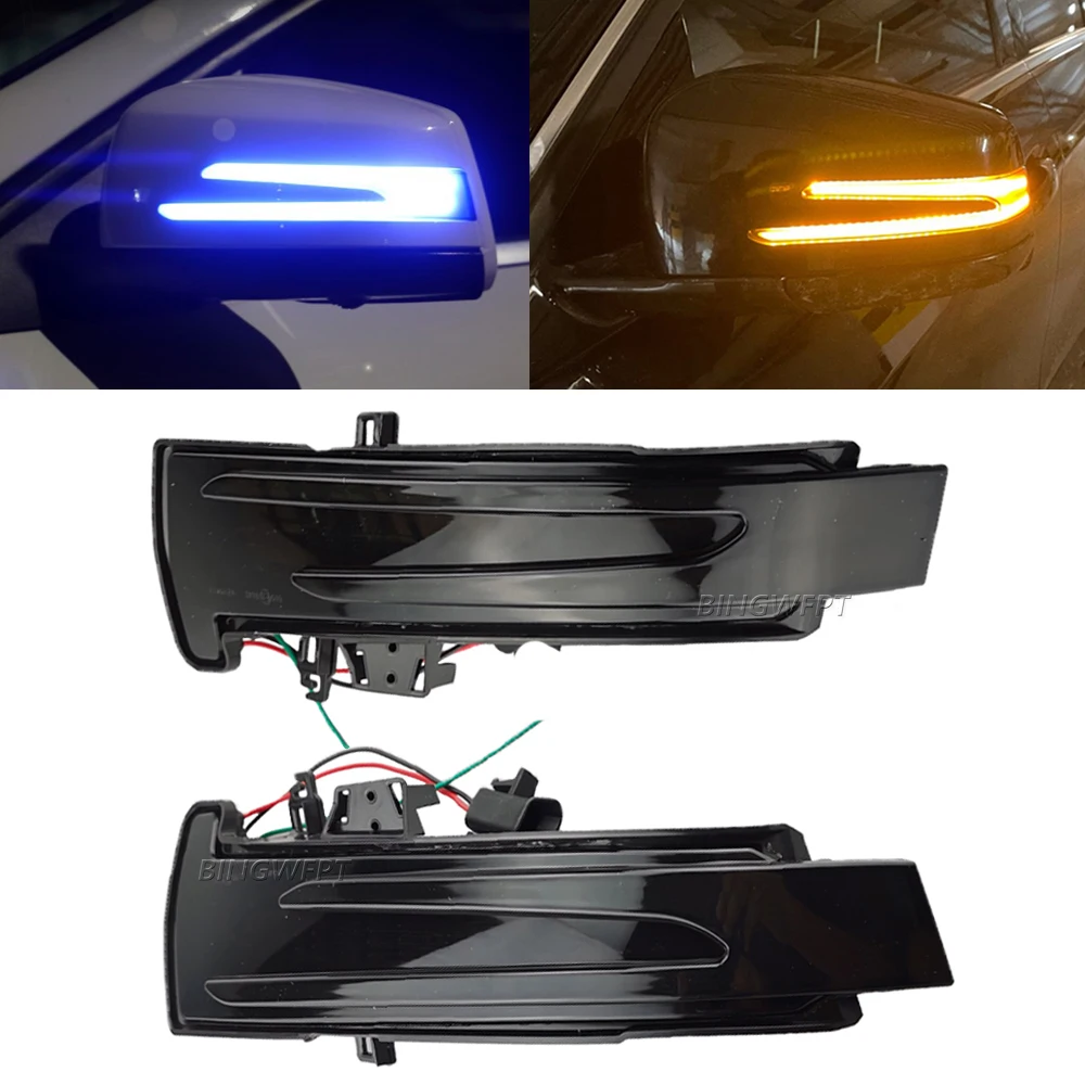 

LED Dynamic Turn Signal Light Side For Mercedes Benz A B C E S CLA GLA CLS W176 W246 W204 W212 X156 Side Mirror Signal Lights