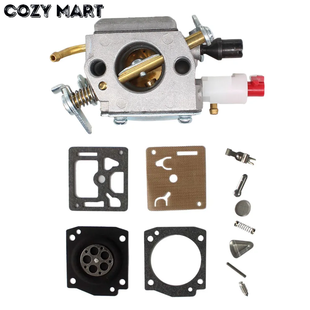 Karburator Carb Diaphragm Perbaikan Kit untuk Husqvarna 340 345 346 XP 350 351 353 Gergaji Zama C3-EL32, RB-122