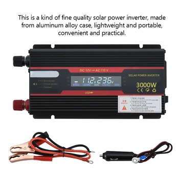 

6000W/4000W/3000W Intelligent Solar Power Car Inverter Modified Sinewave Converter with LCD Display 24V/12V 220V/110V Inverters