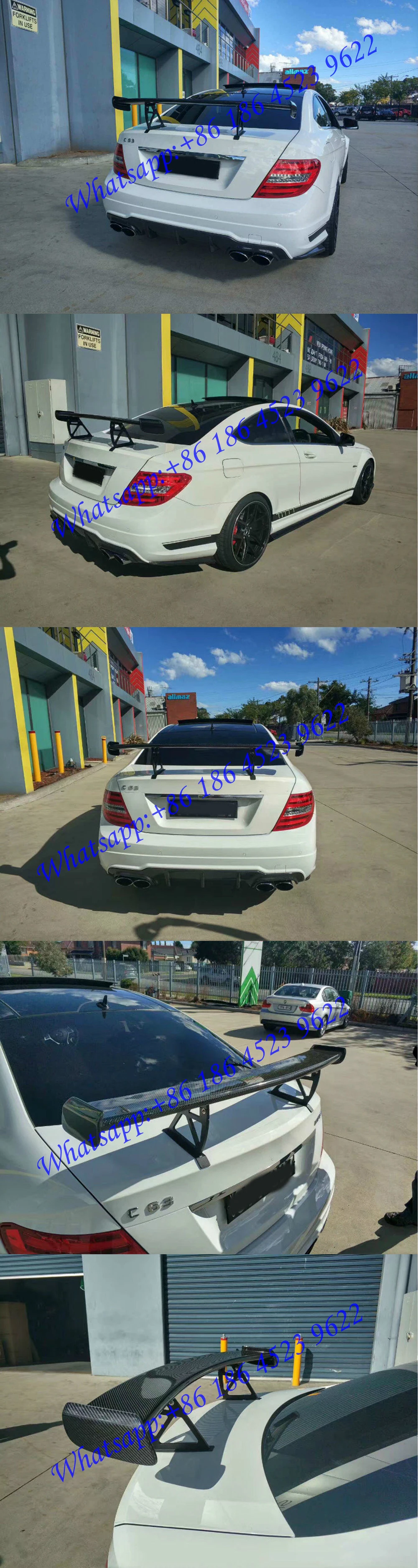W204 спойлер СЕДАН w204 c63 черная серия купе карбоновое заднее крыло для c Класс w204 c63 спойлер багажника для w204 c63 11-14y