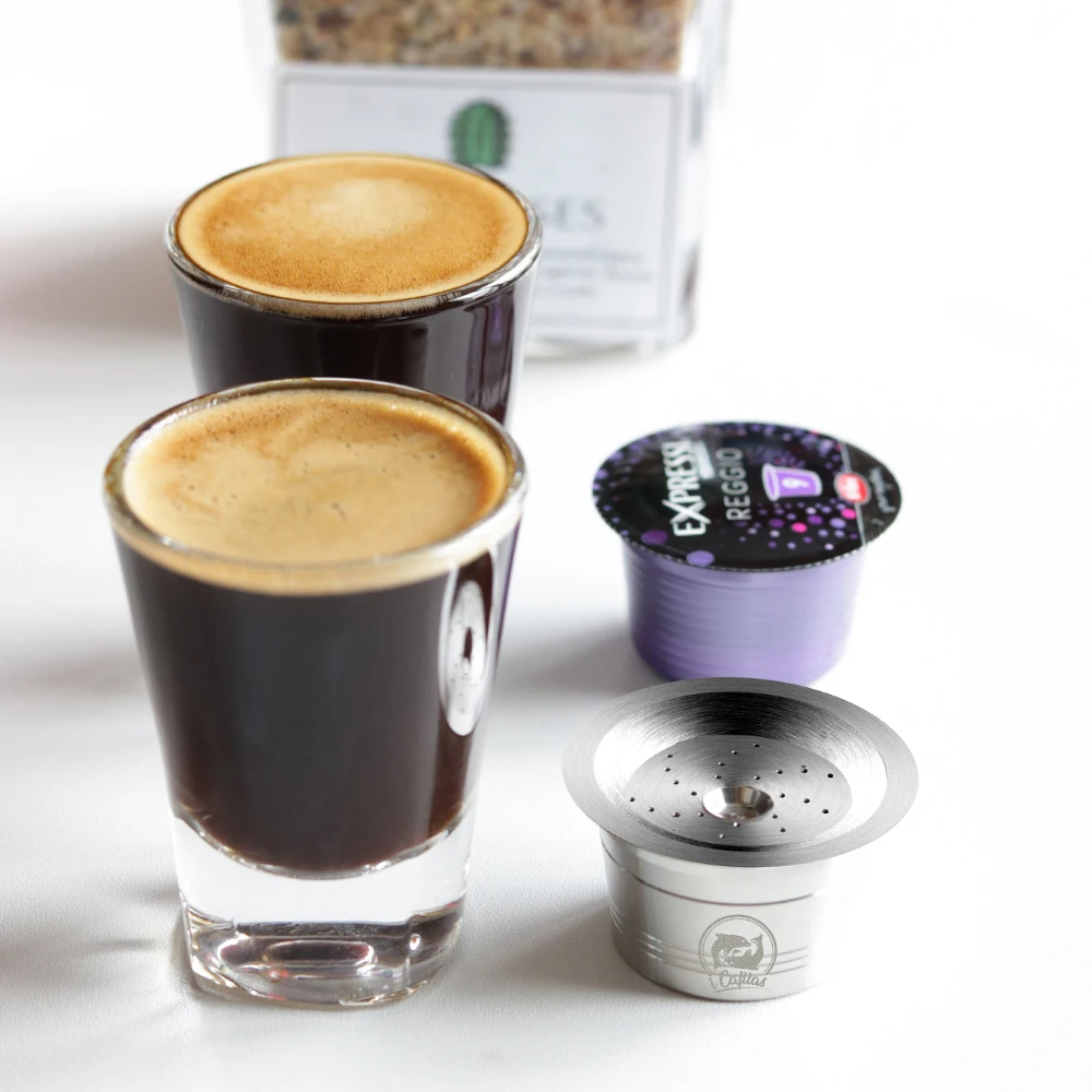 ICafilas капсулы для кофе из нержавеющей стали Pod Reuable K-Fee фильтры для Tchibo Cafissimo ALDI Expressi coffee Marke трамбовочная ложка