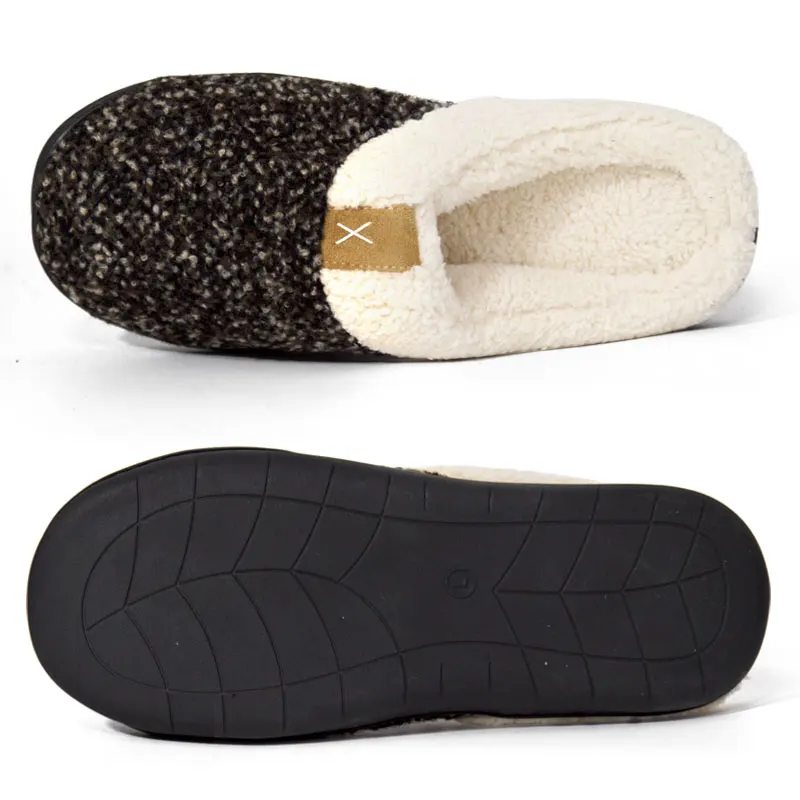 FZNYL/зимняя мужская обувь; хлопковые теплые домашние тапочки; мужские мягкие домашние тапочки с эффектом памяти; комнатные тапочки; шлепанцы; размеры 38-45