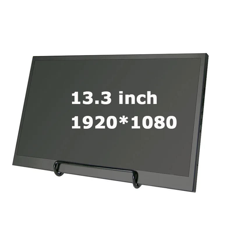 13.3 inch 1920x1080 Тонкий портативный монитор 11," 13,3" 15," 1080 p HD монитор дисплей для PS4 ноутбука телефона Xbox переключатель ПК с динамиками - Цвет: 13.3 inch 1920x1080