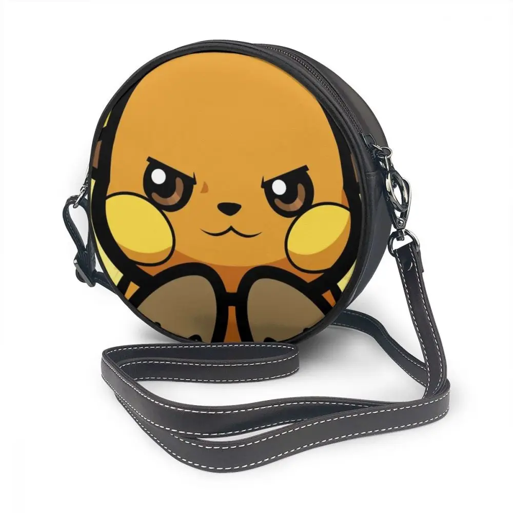 Pikachu Наплечная Сумка Mimikyus Жуткий Хэллоуин кожаная сумка женские Мини женские сумки высокого качества узор круглая сумка - Цвет: Raichu