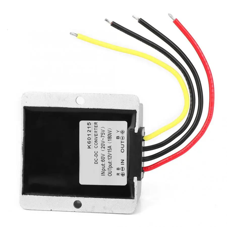 Инвертор 60 V-12 V Мощность конвертер DC-DC Питание понижающий модуль Напряжение редуктор преобразователь частоты
