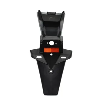 

Rear Wheel Hugger Fender Splash Guard Cover Taillght Reflector for Honda Grom MSX125 Motorbike - Black