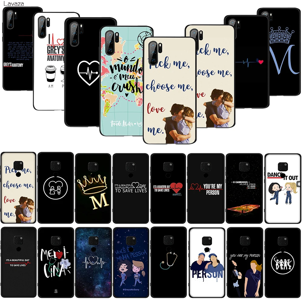 Мягкий чехол из ТПУ Lavaza Greys Anatomy US drama TV для Huawei Honor view 20 9x Pro P smart Z Plus P20Lite Mate 30 Lite |