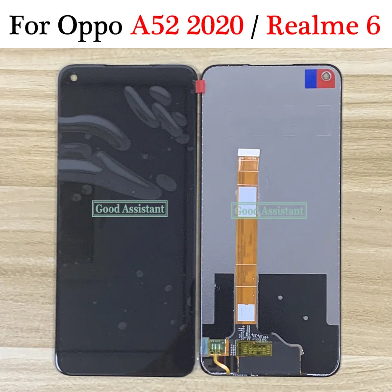 ЖК-дисплей 6 5 дюйма для Oppo Realme RMX2001 / A52 2020 CPH2069 оригинальный черный с кодирующий