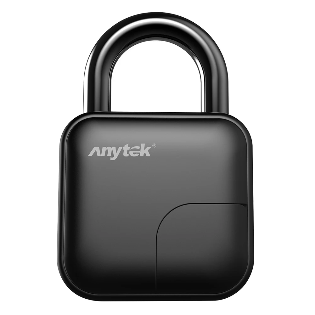 Anytek candado huella digital inteligente L3, candado de seguridad antirrobo recargable por USB, resistente al agua IP65, para puerta y equipaje|Cerradura de coche| - AliExpress
