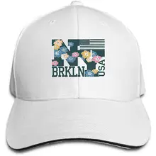 Бейсбольная кепка в стиле хип-хоп, регулируемая джинсовая кепка, Нью-Йорк, с цветочным принтом и буквами, модная, Спортивная, дизайнерская, белая