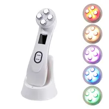 

Mesotherapy Electroporation RF Radio Frequency Facial LED Photon Skin Care Beauty Device Face Lifting Tighten Wrinkle Removal