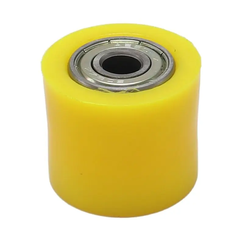 Motorcycle Chain Tensioner Pulley 8mm 10mm Drive Chain Roller Pulley Wheel Slider Tensioner Wheel Guide For Street Bike Enduro Motorcycle Motocross ATV CRF CR XR
