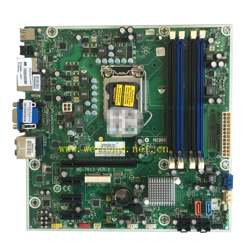 100% рабочая для HP 3130 мс-7613 V1.1 H57 материнская плата 1156 pin 614494-001 612500-001 аккумулятор