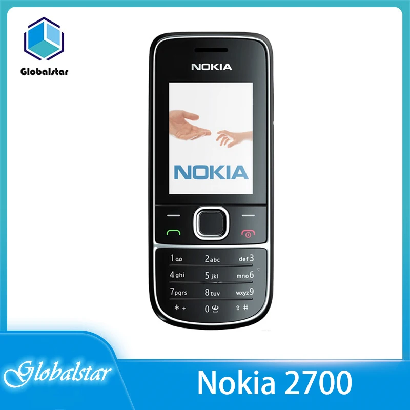 Review Nokia 2700C Refurbished Original Unlocked  Nokia 2700C 2700 Classic Mobile phone GSM 2MP FM Mp3 Player cellphone Free shippping