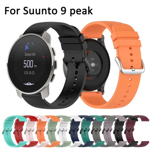 Correa de silicona para reloj Suunto 9, correa de muñeca para Suunto 9,  correa de repuesto suave, accesorios para reloj - AliExpress