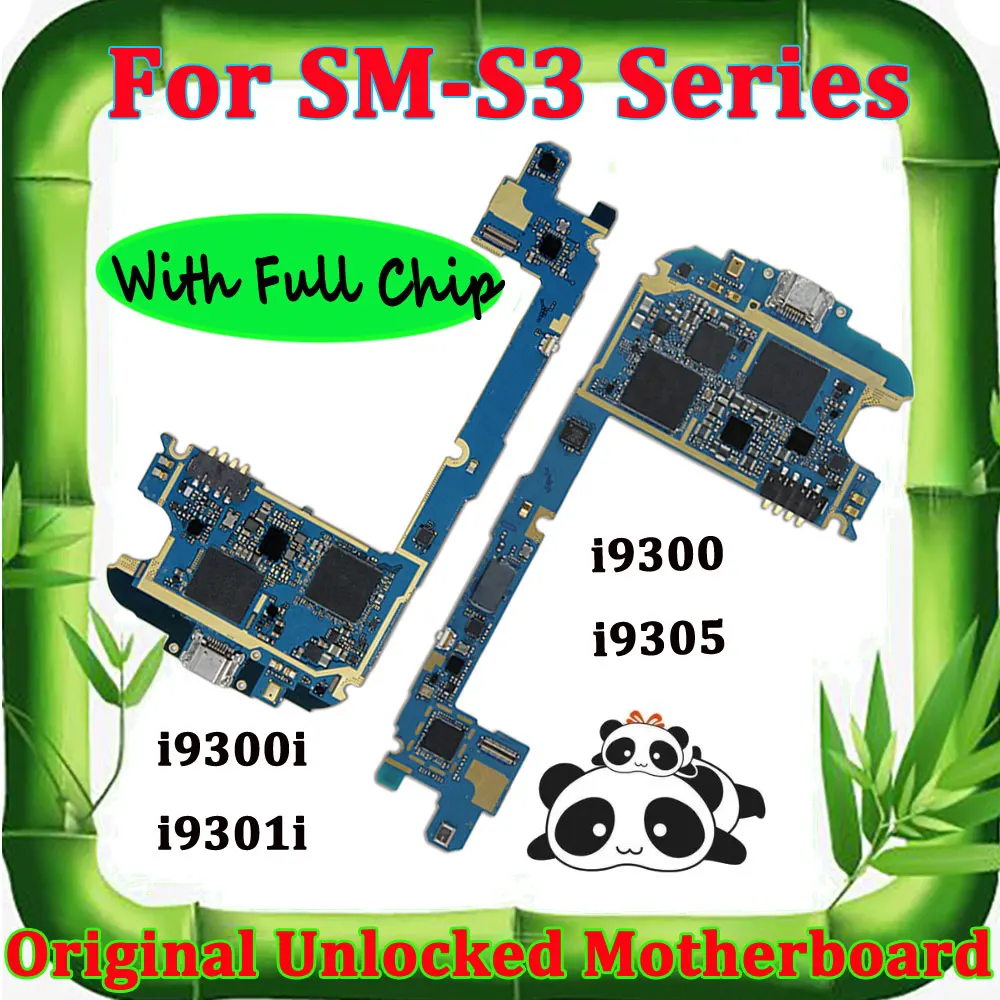 Original Mainboard For Samsung Galaxy S3 III i9300 i9305 Motherboard Unlocked Full Chips Function Android OS Logic Mother Board