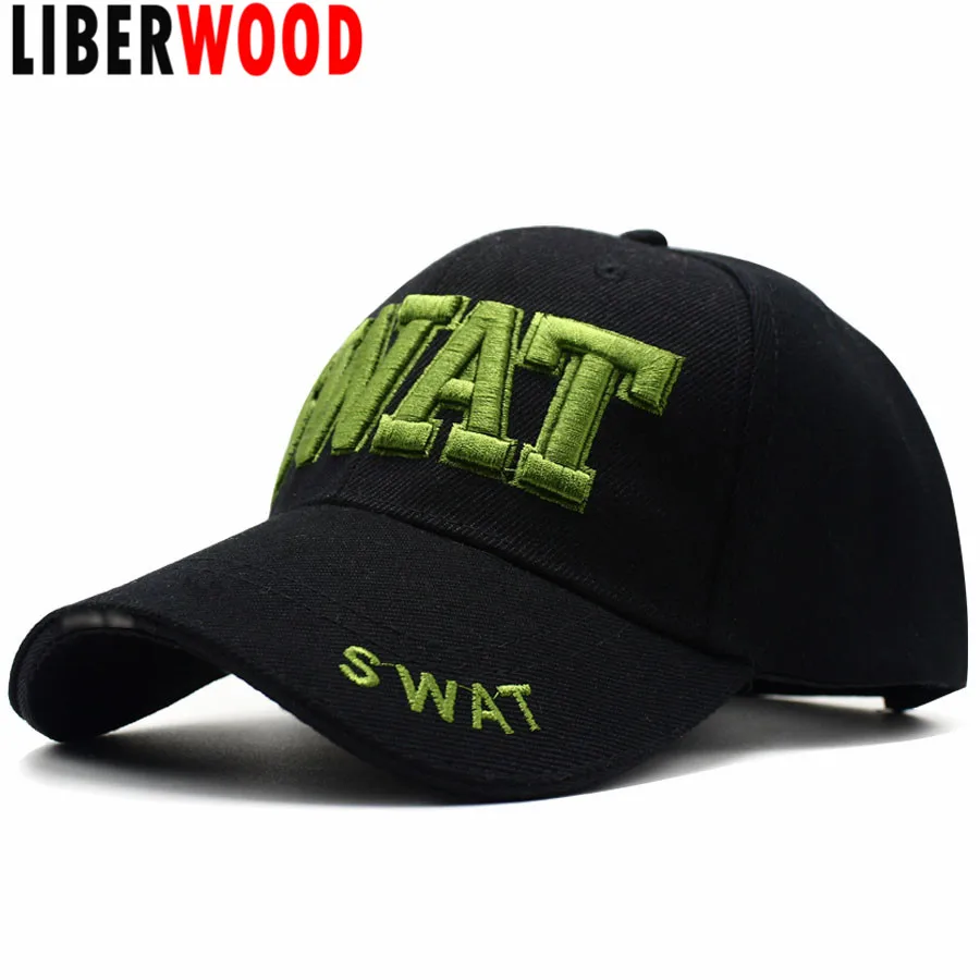 Мужская бейсболка с вышивкой LIBERWOOD s SWAT р/у спецназ тактическая Боевая шапка