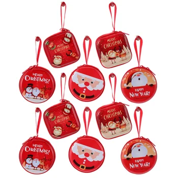 

10pcs Coin Purses Creative Adorable Christmas Great Change Pouch Change Purses Change Holder Coin Pouch for Kid Gift Festival