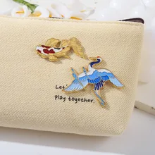 Creative Cute Big Goose Enamel Pins Stylish Goldfish Shape Enamel Brooch Fashion Clothes Accessories For Women Men Wholesale