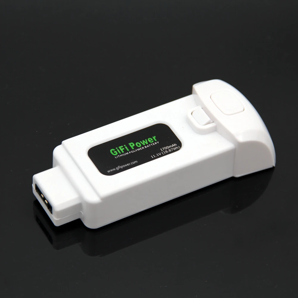 

1PCS 11.1V 1700mAh 18.87Wh Lithium Polymer Battery for Yuneec Breeze Drone Lightweight Replacement Power for Flying Camera