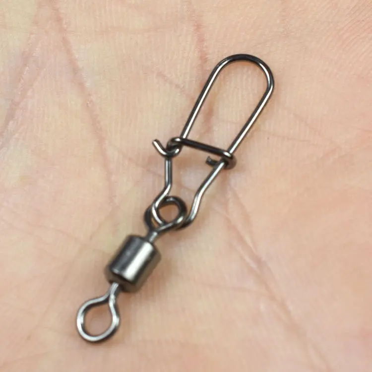 

20 Lure Hanging Buckle American Swivel And Enhanced Brooch 8 Words Ring Connector Fishing Safety Pin Fishing Gadgets