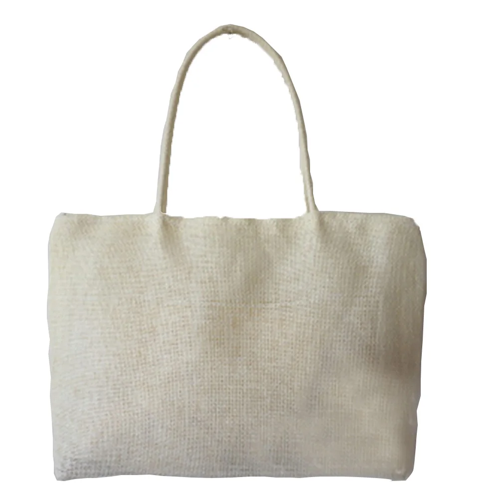2021 New Fashion Women Handbag Simple Candy Color Large Straw Beach Bag Women Casual Shoulder Bag 