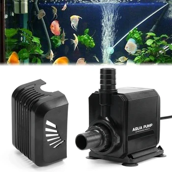 

1500-3500L/H Ultra-Quiet Submersible Fish Tank Aqua Water Pumps Aquarium Waterfall Fountain Sump Feature Fish Pond Pump