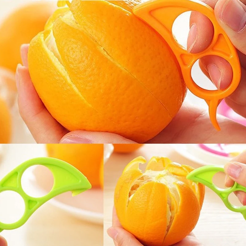 

TTLIFE 1 pcs Plastic Open Orange Peeler Fruit Peeling Machine Orange Device Creative Fruit Tools Kitchen Gadgets