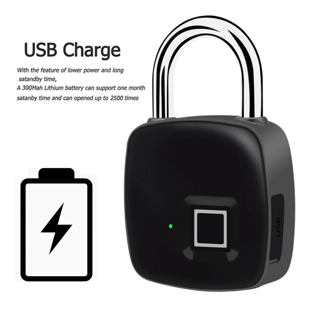 

Cabinet Door Lock Padlock Smart Electronic Lock Small Smart Security IP65 Waterproof Backpack Luggage