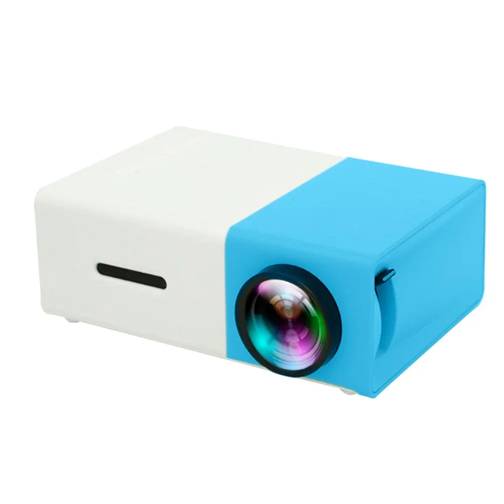 

YG300 LED Projector 600 lumen 3.5mm Audio 320x240 Pixels YG-300 HDMI USB Mini Projector Home Media Player