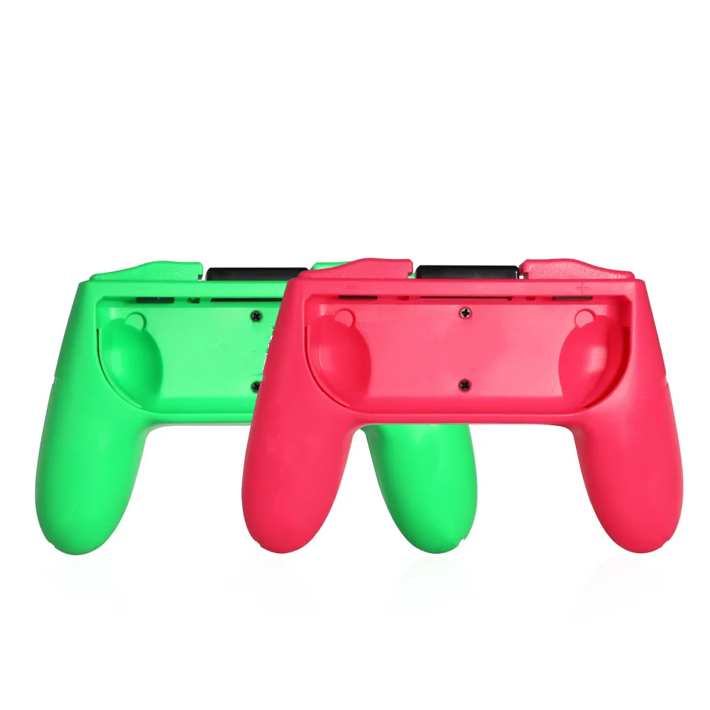 2 шт./компл. контроллер ручки Joy-Con чехол для Nintendo Switch Joy-Con ручка NS N-Switch для аксессуаров для игровой приставки - Цвет: Pink Green With BOX