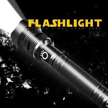 

EeeToo LED Tactical Flashlight T6 Zoomable Night Light Lanterna LED Torch Flashlights For 18650 Rechargeable Battery Lantern