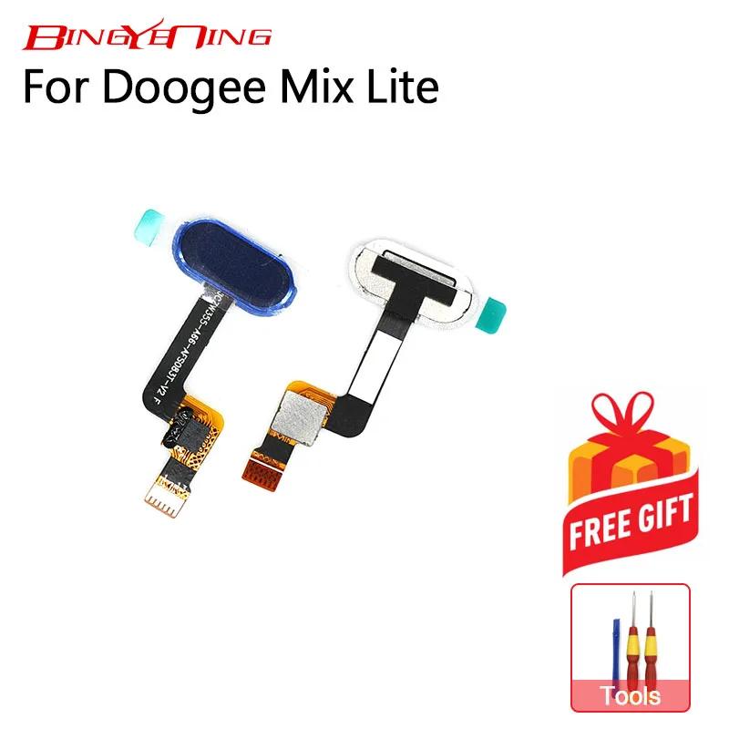 BingYeNing бренд Doogee Mix lite датчик отпечатков пальцев кнопка домой гибкий кабель Замена для телефона Doogee Mix lite