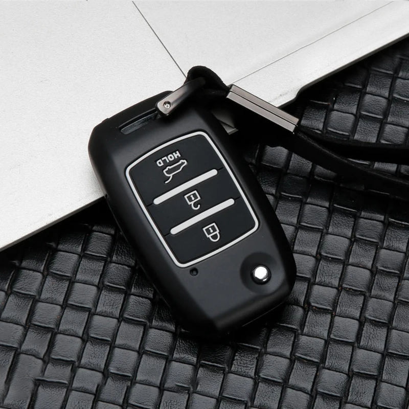 Цинковый сплав+ силиконовый автомобильный чехол для дистанционного ключа для KIA Rio Sportage 4 Ceed Optima Sorento cerato K2 K3 K5 аксессуары