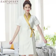 Летняя униформа косметолога платья массажные скрабы медицинская Униформа женская косметичка одежда Униформа для салонов красоты Спецодежда для спа-салона AS063