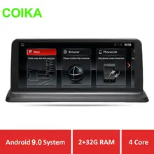 COIKA 10,2" Android 9,0 система автомобиля gps Navi плеер для BMW E87 E81 E82 E88 Мультимедиа стерео wifi Google Радио 2+ 32 Гб ram ips