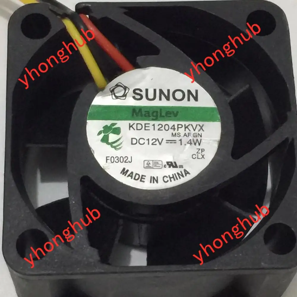 SUNON KDE1204PKVX. MS. AF. GN DC 12V 1,4 W 3-провод 40x40x20 мм Сервер охлаждающий вентилятор