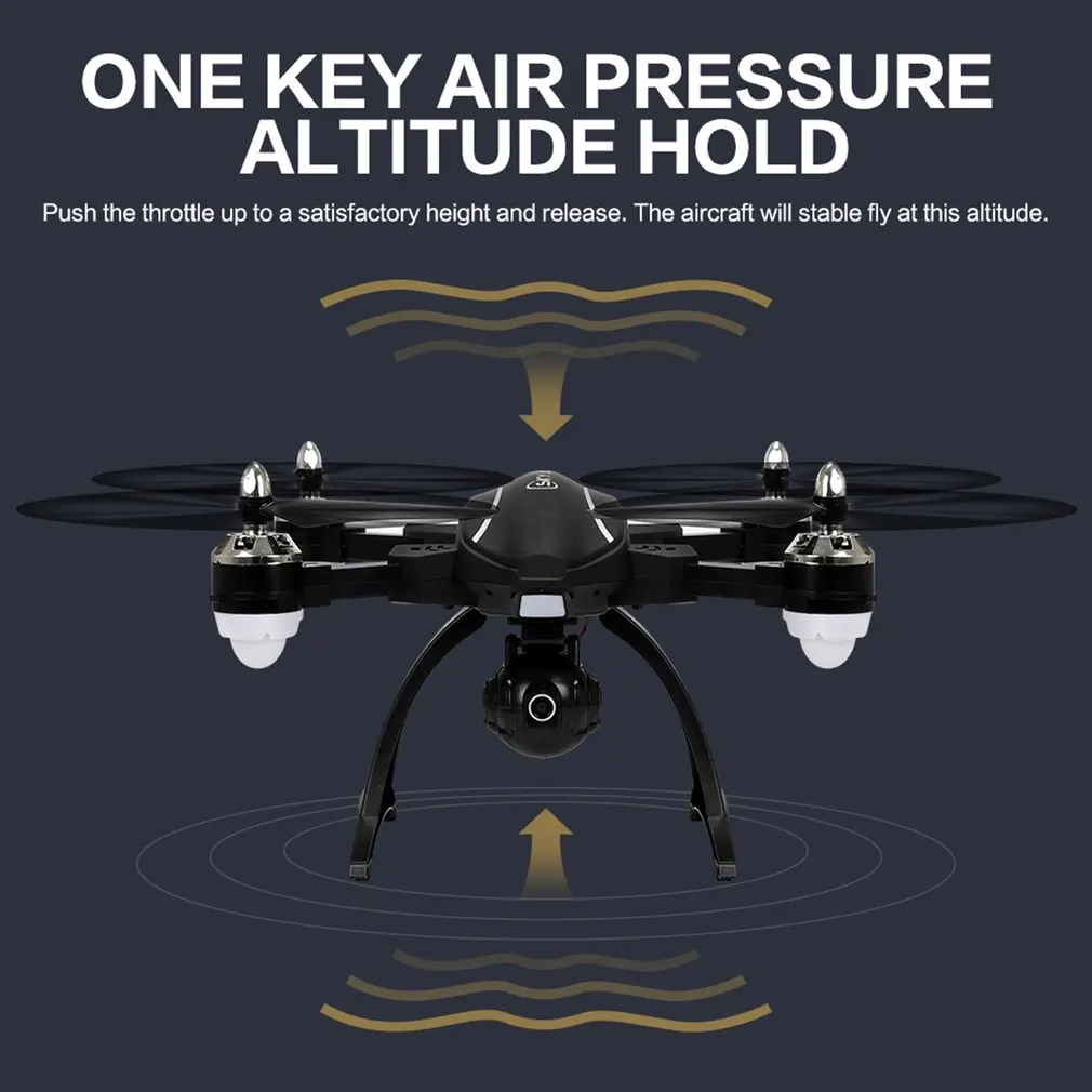 RC gps Дрон X34C двойной режим 5,8G FPV RC Дрон с 720P HD камерой высота один ключ возврат Безголовый режим RC Квадрокоптер Дрон