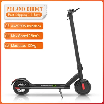 

[EU Direct] MEGAWHEELS S5 36V 250W Brushless Motor Folding Electric Scooter 23km/h Max. Speed Black