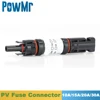 Разъем предохранителя 10 А 15 а 20 А 30 А 1000 В PV, штекер-гнездо, разъем панели солнечных батарей с предохранителем постоянного тока, внутренняя водонепроницаемая защита держателя ► Фото 1/6
