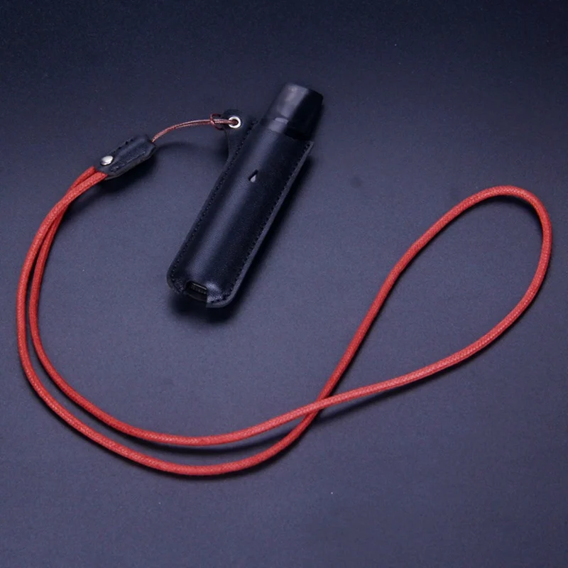 Портативная маленькая электронная сигарета Защитная крышка простые аксессуары Vape с зарядным портом и шнурком для Relx Vape Pod - Цвет: ECI2708BK