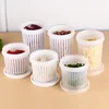 Double Layer Vegetables Sealed Keeper Fresh Storage Box With Drain Basket Refrigerator use Draining Crisper Strainers Container 4