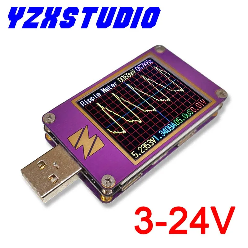 ZY1280M осциллограф метр USB Напряжение ток Ёмкость прибор для определения времени