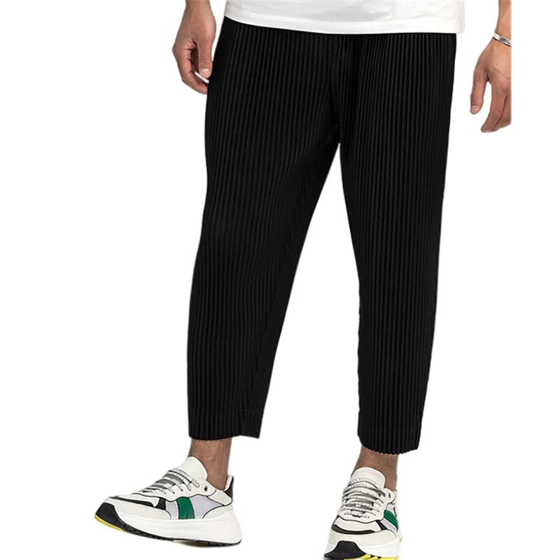 Miyake Fold Life Harem Pants Men's Loose HP Series All-match Pants Casual Men's Bloomers Sports Men