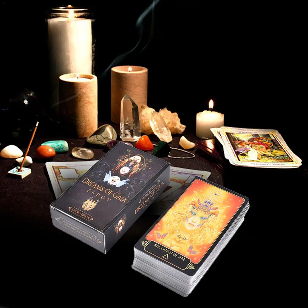 81 Pcs Dreams Of Gaia Tarot Deck Tarot Cards Game For Family Party Playing Card Table Board Games Entertainment 81 Pcs Dreams Of Gaia Tarot Deck Tarot Cards Game For Family Party Playing Card Table Board Games Entertainment