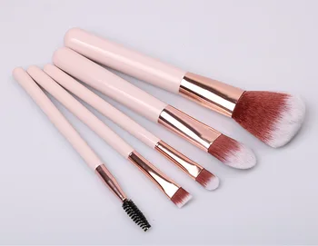 

5 PCS Cosmetic Brush Set Pink Handle Cosmetic Refresh Five Cosmetic Brushes CC173